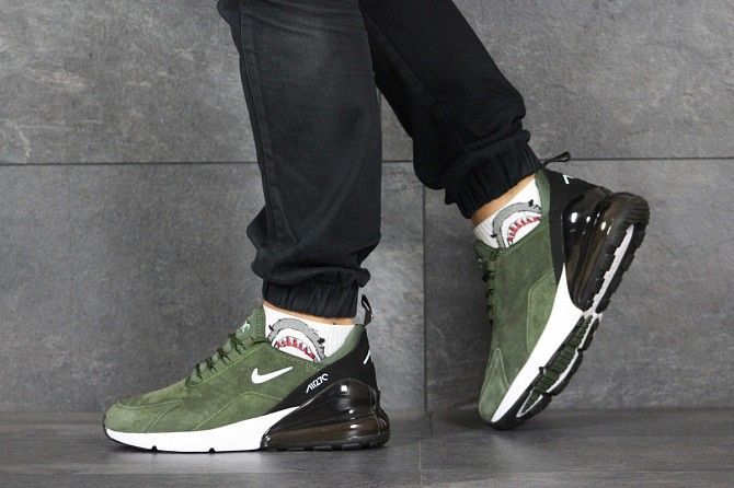 Мужские кроссовки темно зеленые Nike Air Max 270 8399 Мелитополь - изображение 1