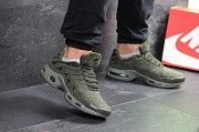 Мужские кроссовки темно зеленые Air Max TN 7394 Мелитополь
