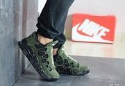 Мужские кроссовки темно зеленые Air More Money 8226 Мелитополь