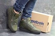 Мужские кроссовки темно зеленый Зима Reebok 6851 Мелитополь
