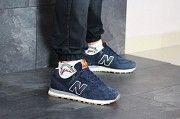 Мужские кроссовки темно синие New Balance 574 8360 Мелитополь