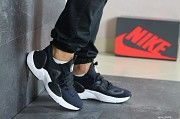 Мужские кроссовки темно синие Air Huarache 8203 Мелитополь