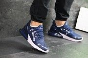 Мужские кроссовки темно синие Nike Air Max 270 x Supreme 7455 Мелитополь