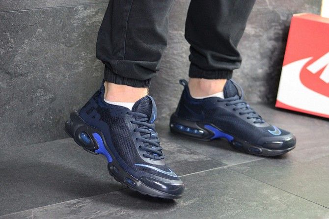 Мужские кроссовки темно синие Air Max Tn 7648 Мелитополь - изображение 1