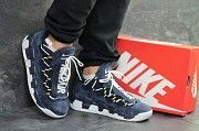 Мужские кроссовки темно синие с белым Air Uptempo 96 6714 Мелитополь