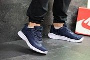Мужские кроссовки темно синие с белым Free Run 7.0 7329 Мелитополь