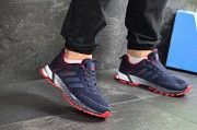 Мужские кроссовки темно синие с красным Marathon 7661 Мелитополь