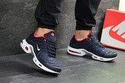 Мужские кроссовки темно синие с красным Air Max TN 7280 Мелитополь