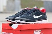Мужские кроссовки темно синие с красным Free Run 3.0 8065 Мелитополь