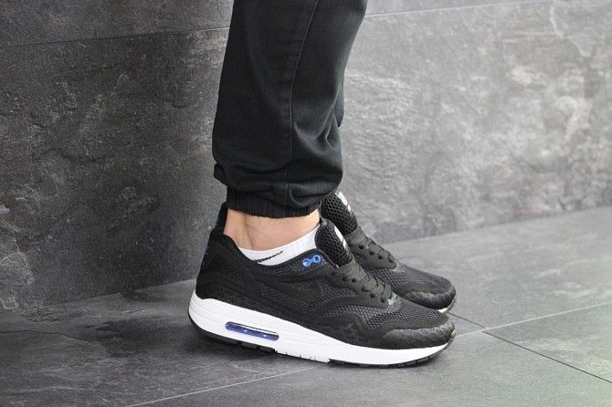 Мужские кроссовки черно - белые Air Max Zero QS 8081 Мелитополь - изображение 1