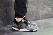 Мужские кроссовки черно серые Air Jordan Flight 7151 Мелитополь