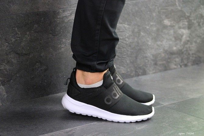 Мужские кроссовки черно-белые Adidas 7934 Мелитополь - изображение 1