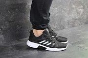 Мужские кроссовки черно-белые Climacool 8034 Мелитополь