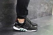 Мужские кроссовки черно-белые Adidas Equipment 91/18 7581 Мелитополь