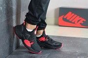 Мужские кроссовки черно-красные Air Huarache 8206 Мелитополь