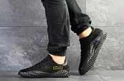 Мужские кроссовки черные Adidas Kamanda 8088 Мелитополь