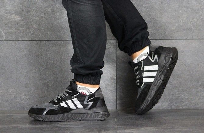 Мужские кроссовки черные Jogger Boost 8426 Мелитополь - изображение 1