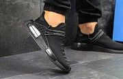 Мужские кроссовки черные Nmd Human Race 7494 Мелитополь