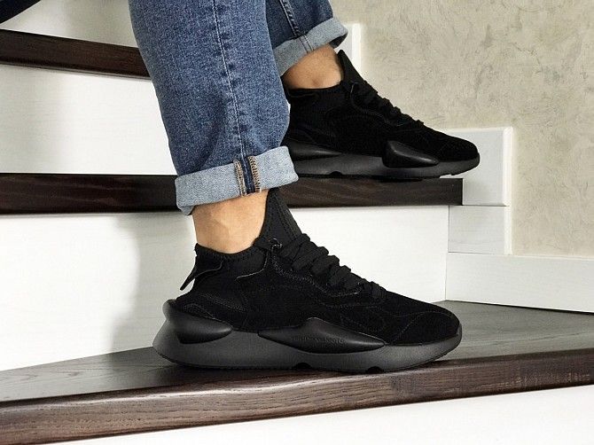 Мужские кроссовки черные Y-3 Kaiwa 8508 Мелитополь - изображение 1