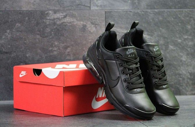 Мужские кроссовки черные Nike 7147 Мелитополь - изображение 1