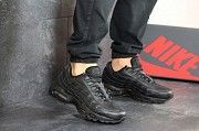 Мужские кроссовки черные Nike 95 8154 Мелитополь