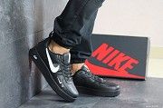 Мужские кроссовки черные Air Force 1 8190 Мелитополь