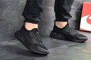 Мужские кроссовки черные Nike Air Huarache 8048 Мелитополь