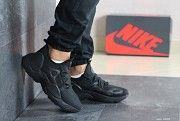 Мужские кроссовки черные Air Huarache 8204 Мелитополь