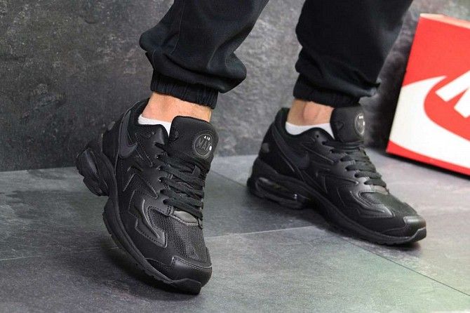 Мужские кроссовки черные Air Max 2 Light 7052 Мелитополь - изображение 1