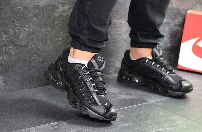 Мужские кроссовки черные Nike Air Max 7691 Мелитополь - изображение 1