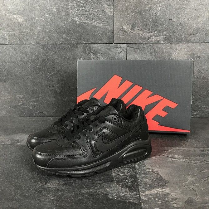 Мужские кроссовки черные Air Max 8163 Мелитополь - изображение 1