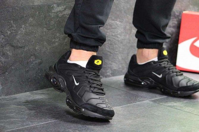 Мужские кроссовки черные Air Max TN 7180 Мелитополь - изображение 1