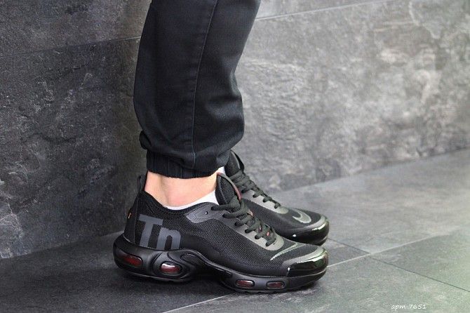 Мужские кроссовки черные Air Max Tn 7651 Мелитополь - изображение 1