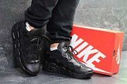 Мужские кроссовки черные Air Uptempo 96 6717 Мелитополь