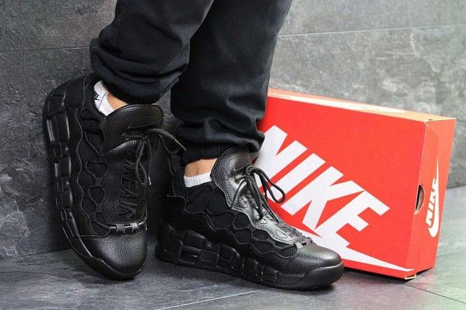 Мужские кроссовки черные Air Uptempo 96 6717 Мелитополь - изображение 1