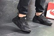 Мужские кроссовки черные Nike Huarache Fragment Design 7889 Мелитополь