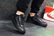 Мужские кроссовки черные Supreme 7018 Мелитополь