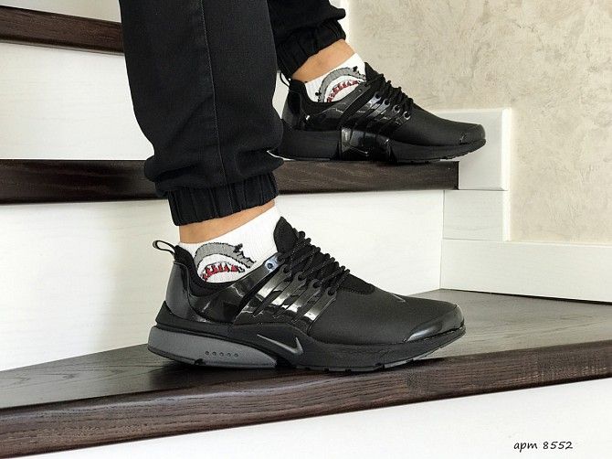 Мужские кроссовки черные Niке Air Presto 8552 Мелитополь - изображение 1