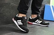 Мужские кроссовки черные с белым ZX 700 7272 Мелитополь