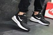 Мужские кроссовки черные с белым Air Max 270 React 7711 Мелитополь