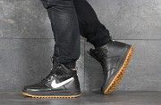 Мужские кроссовки черные с белым Lunar Force 1 8335 Мелитополь
