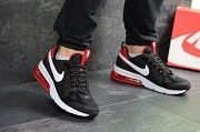 Мужские кроссовки черные с красным Nike 7356 Мелитополь
