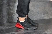 Мужские кроссовки черные с красным Nike Air Max 270 8238 Мелитополь