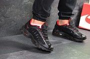 Мужские кроссовки черные с красным Nike Air Max 7688 Мелитополь