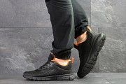 Мужские кроссовки черные с оранжевым Free Run 7.0 7327 Мелитополь