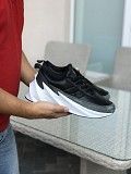 Мужские кроссовки черные с серым и белым Adidas Sharks 8292 Мелитополь
