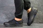 Мужские кроссовки черные с синим Merrell 6535 Мелитополь