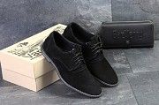 Мужские туфли черные Vankristi 7451 Мелитополь