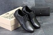 Мужские туфли черые 7506 Мелитополь