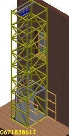 Приставной-Пристенный Подъёмник НАРУЖНОГО Исполнения Грузоподъёмностью 500 кг. Ровно - изображение 1